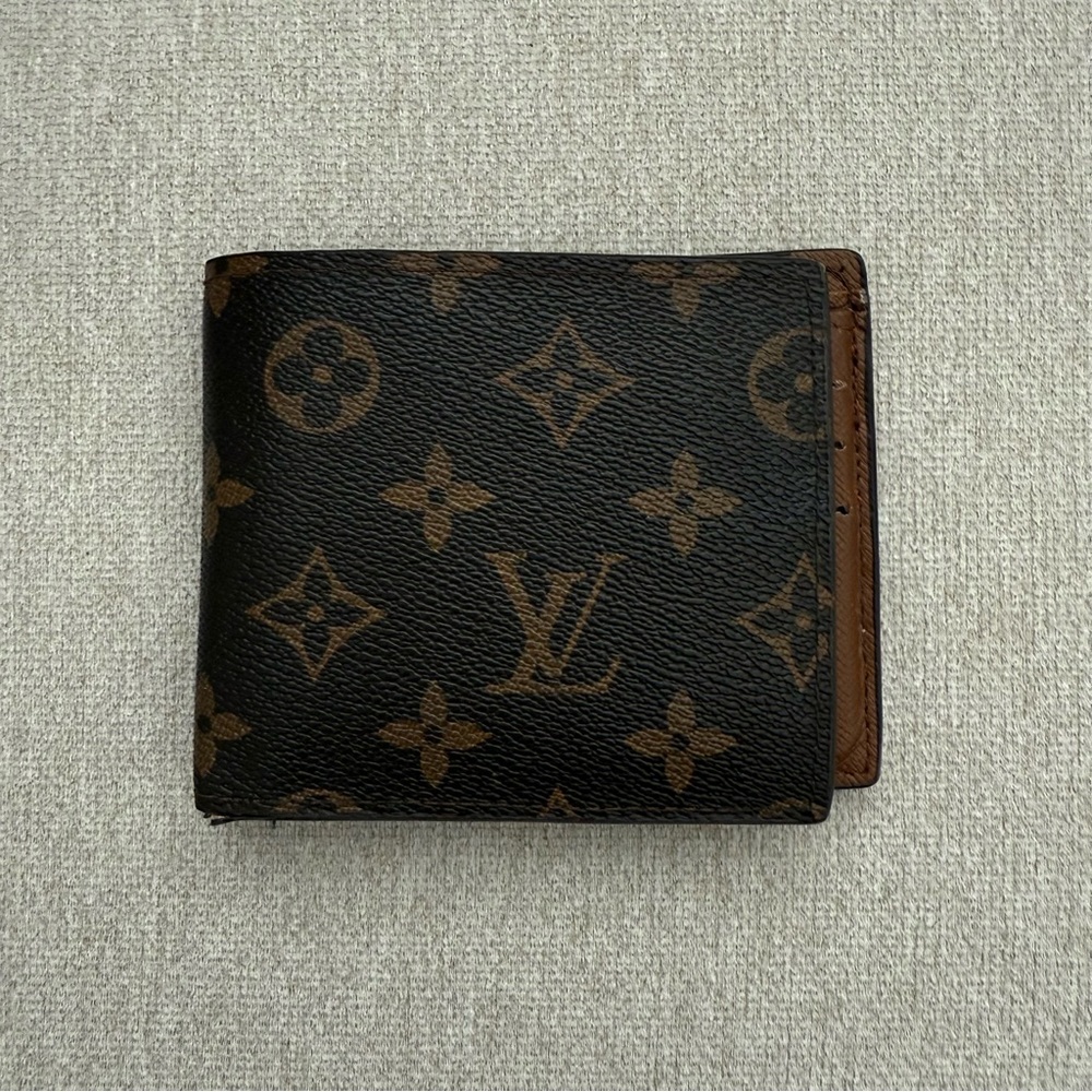 Louis Vuitton Bifold Wallet Brown Monogram